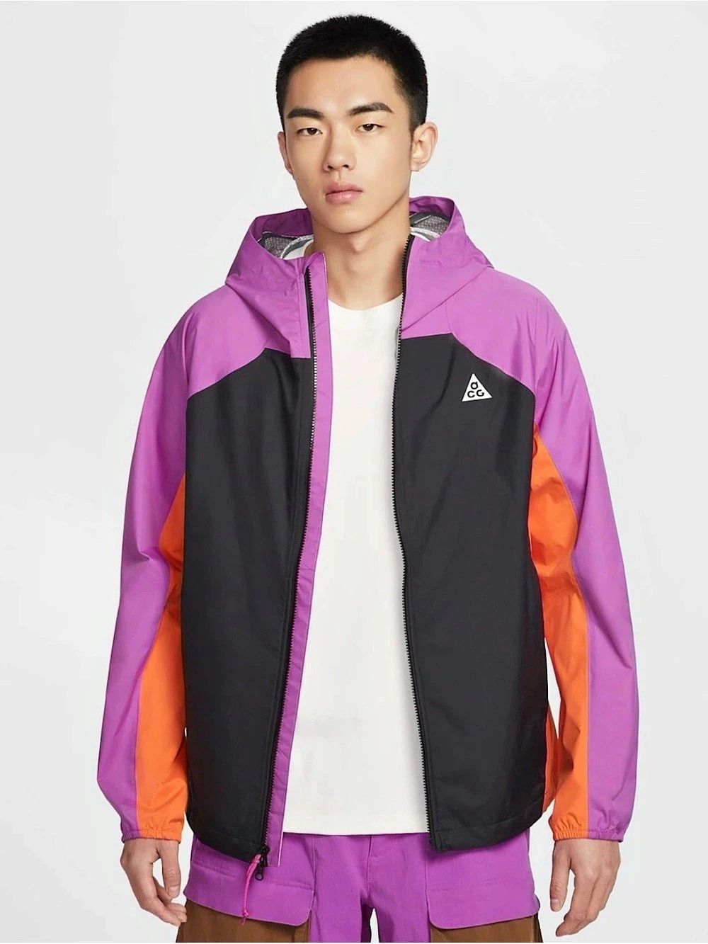 Nike ACG 2.5-Layer Shell Jacket Color Block - Picture 3 of 11